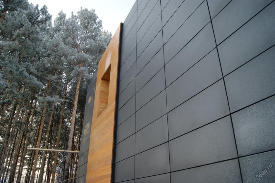 Вентфасад из керамогранита 1200х600