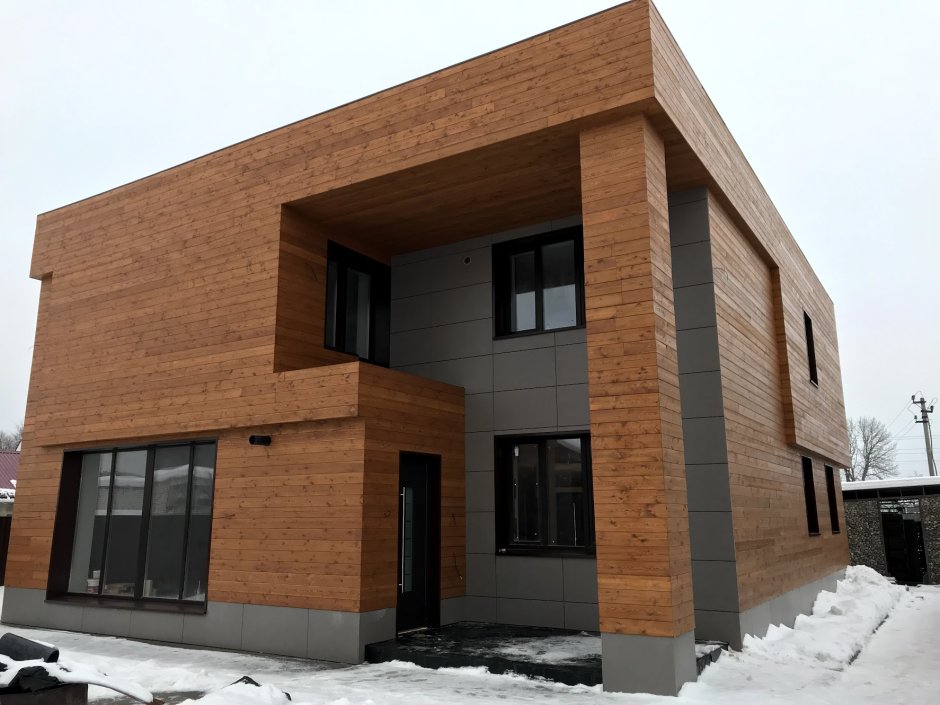 Вентилируемый фасад для частного дома