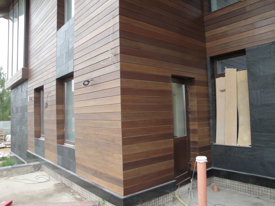 Вентилируемый фасад для частного дома