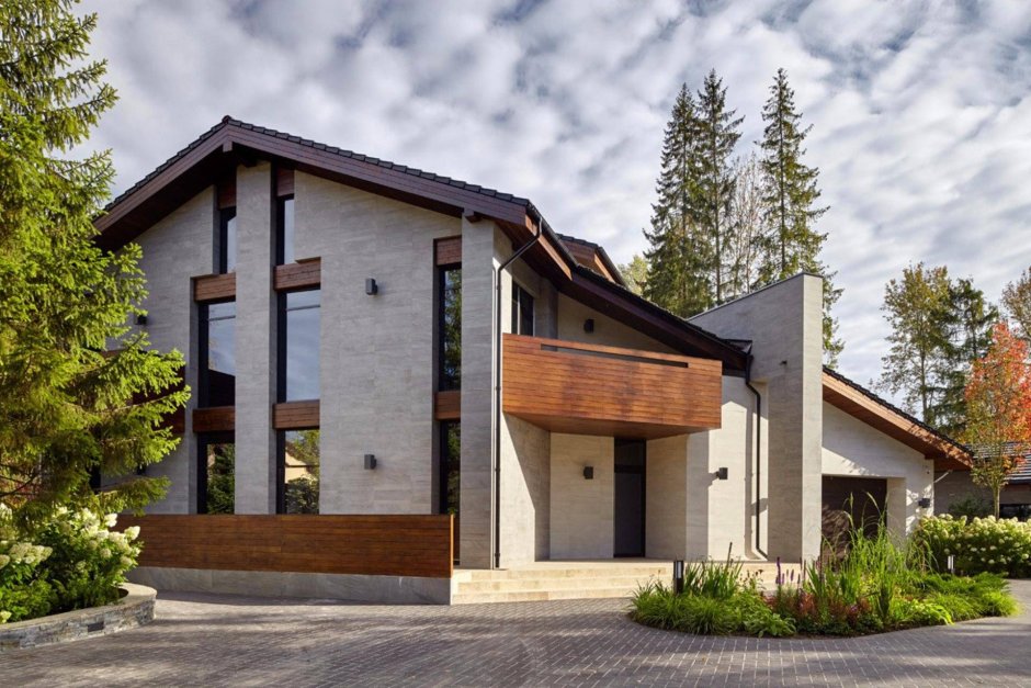 Современный загородный дом