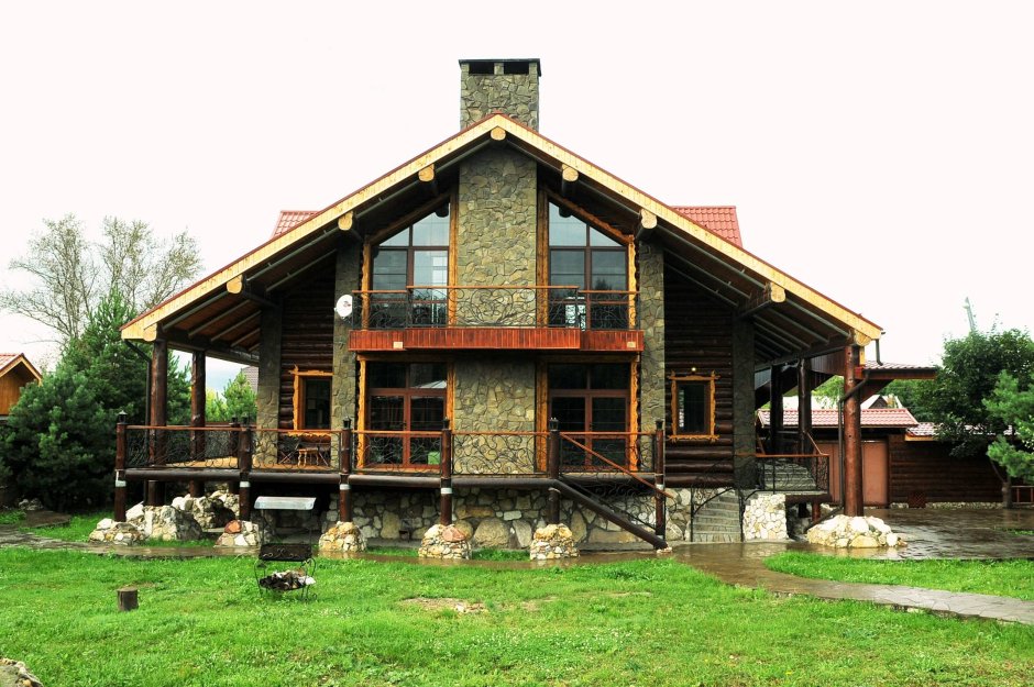 Стиль Шале Альпийский дом фасад загородного дома