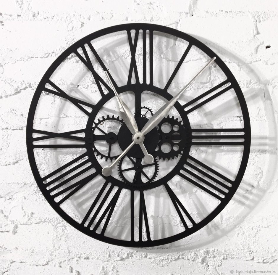 Настенные часы в стиле лофт