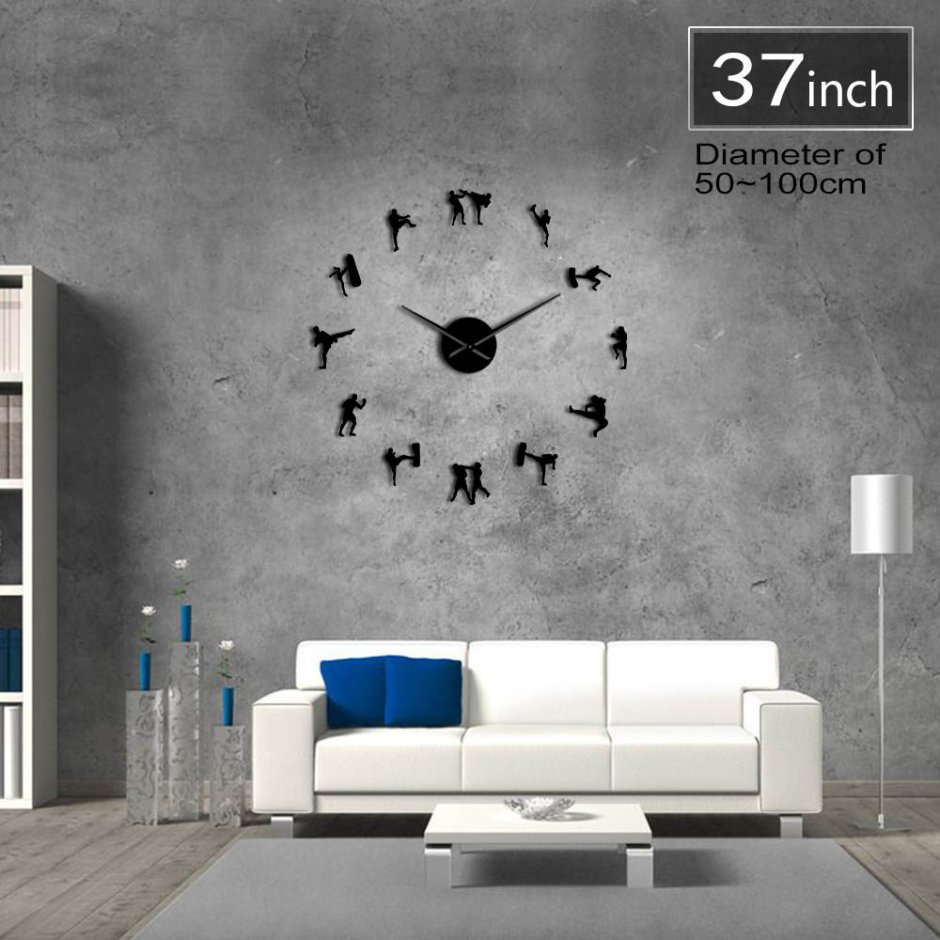 Часы на стену из металла