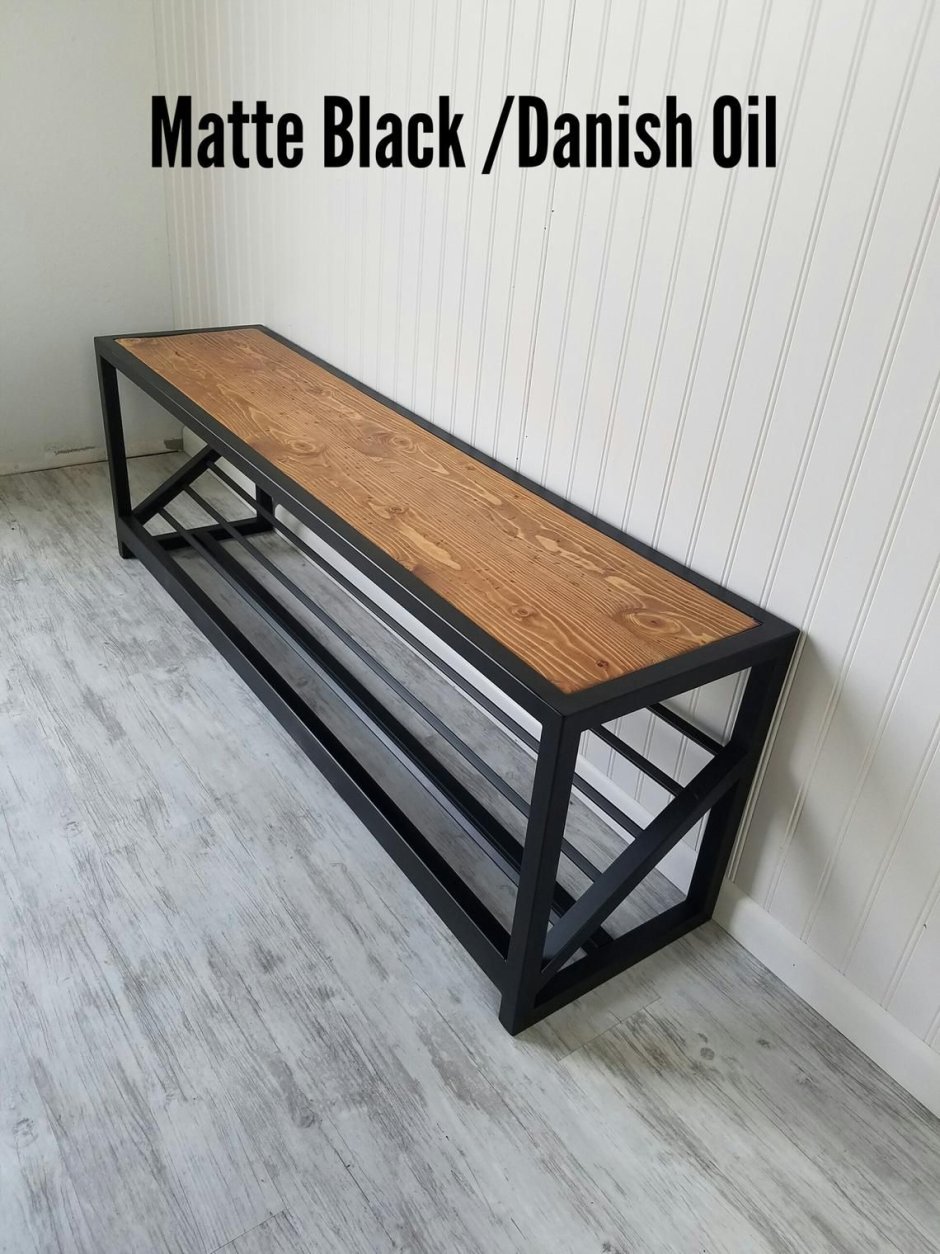 Обувницы лофт из металла и дерева