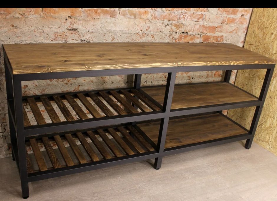 Обувница с зеркалом