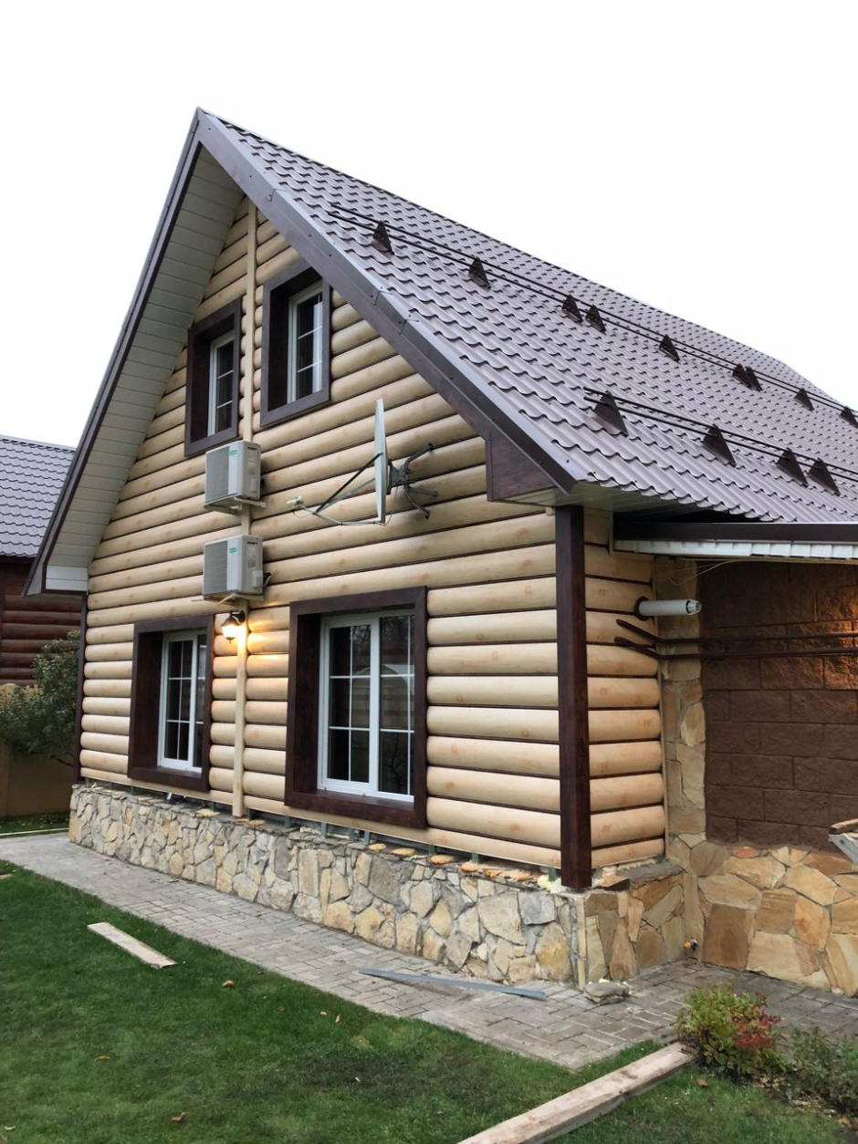 Металлосайдинг одноволновый венец