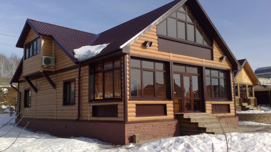 Сайдинг для бани имитация бруса