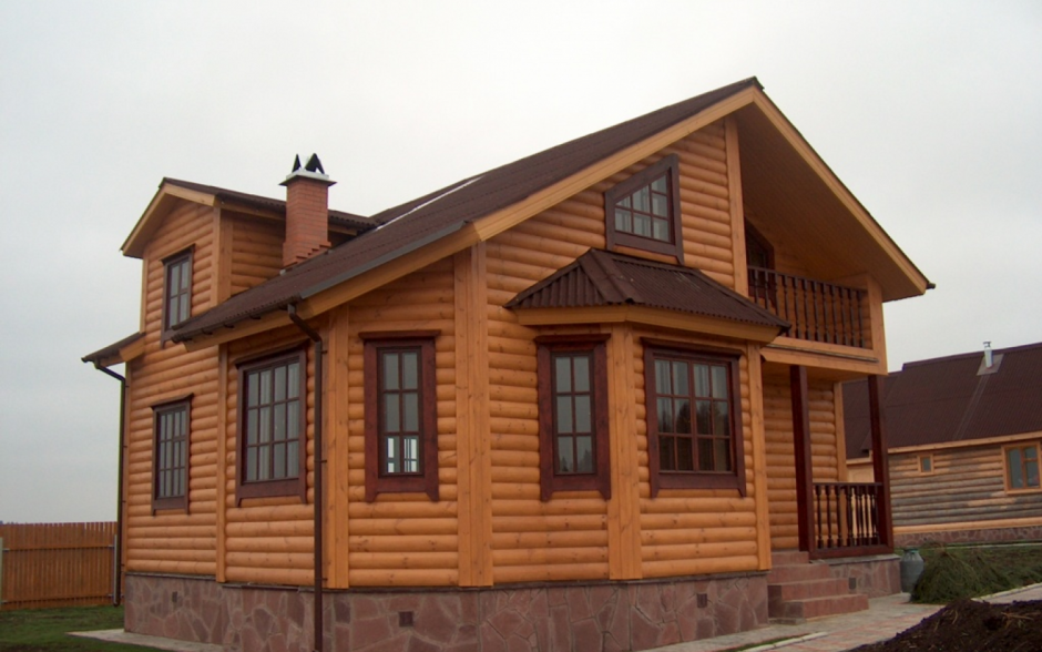 Блок Хаус дерево