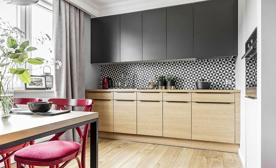 Фасад решётка на кухню современная