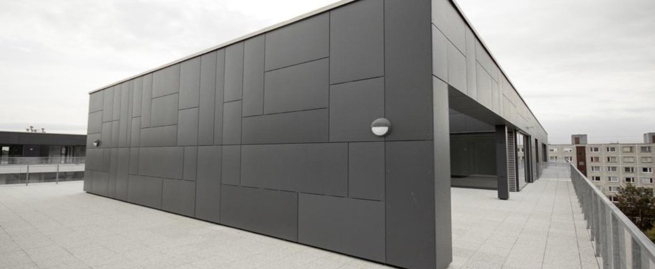 ЦСП панели на фасаде