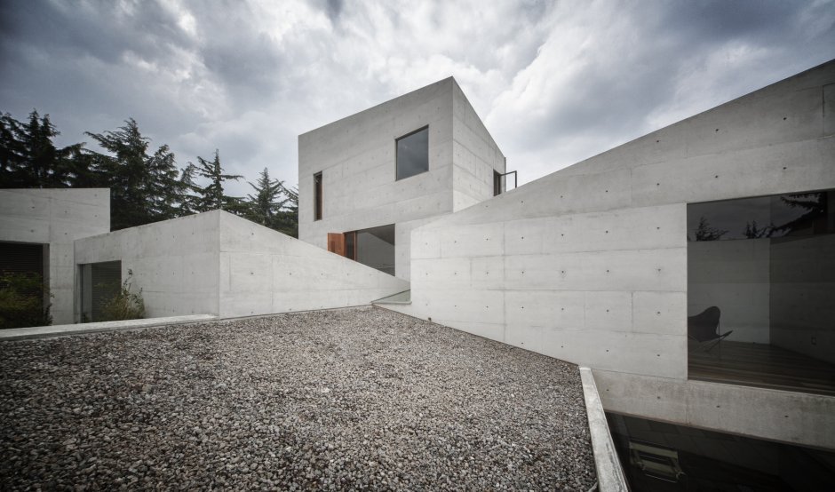 Фасад из бетона