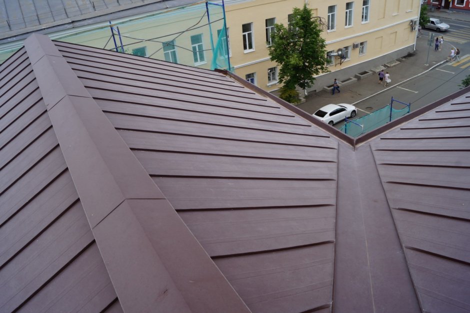 Фальцевая кровля Пурал