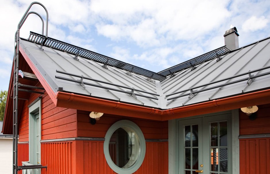 Фальцевая кровля RAL 7004