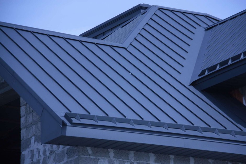 Стальная кровля фальцевая кровля