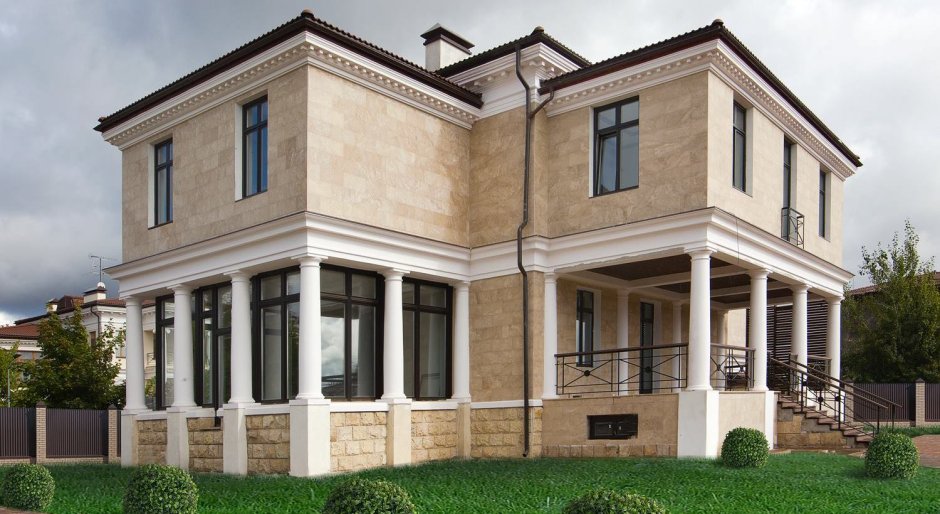 Травертин фасад 2022