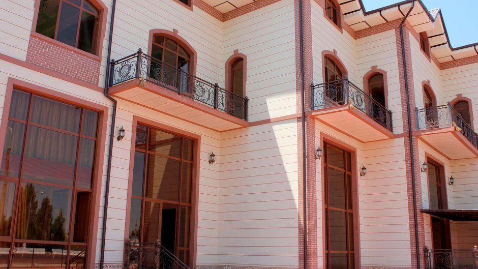 Травертин фасад в Ташкенте