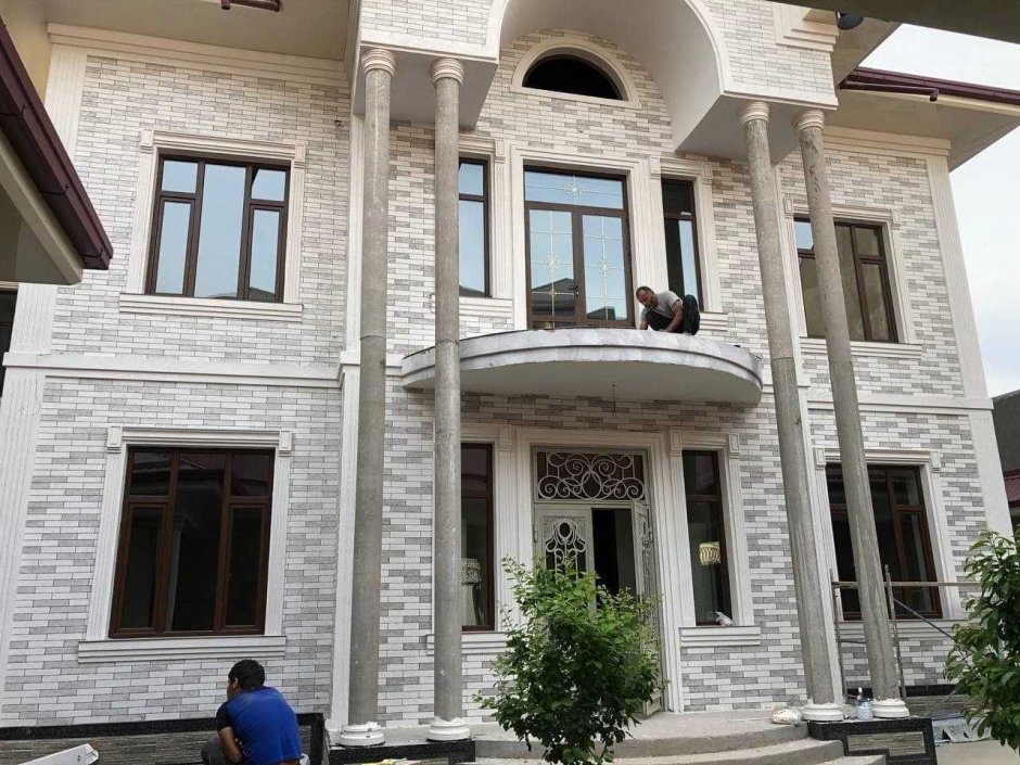 Травертин фасад Узбекистан Андижан