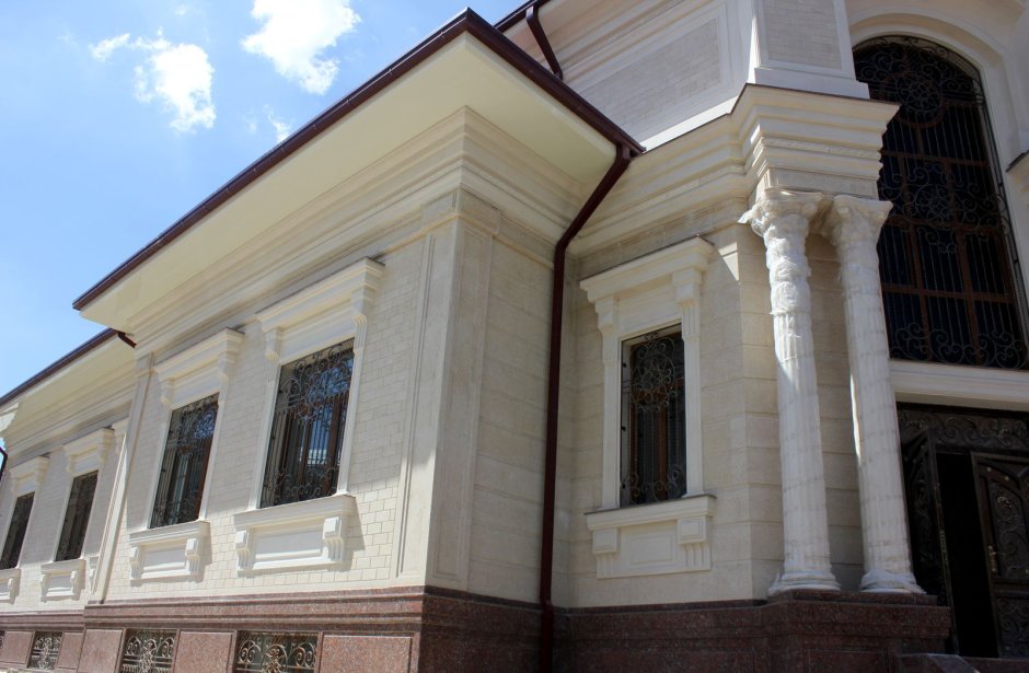 Травертин фасад в Ташкенте