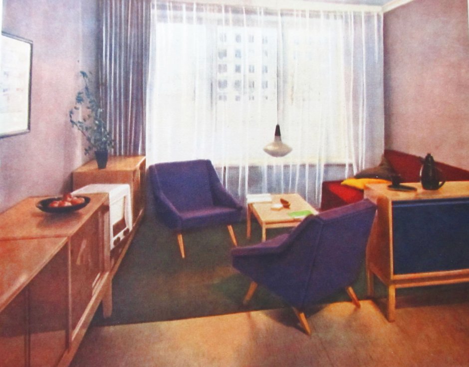 Гостиница в стиле 70х в СССР