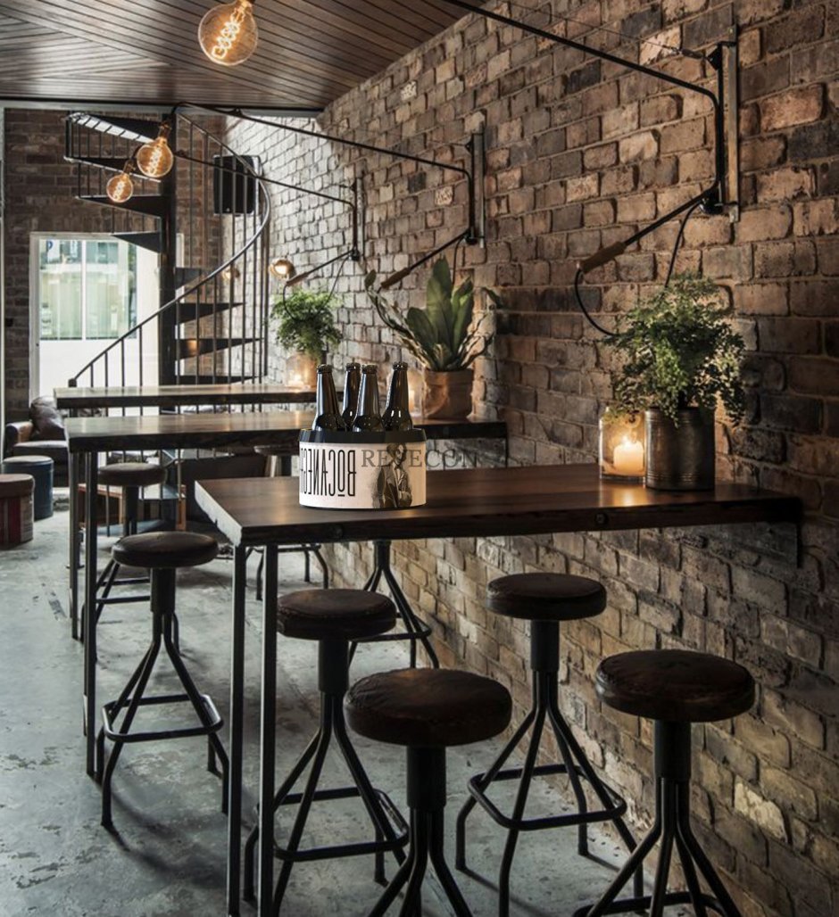 Дизайн кафе в стиле лофт
