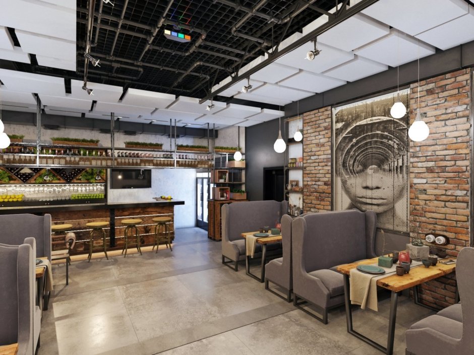 Бар Loft Design Interior