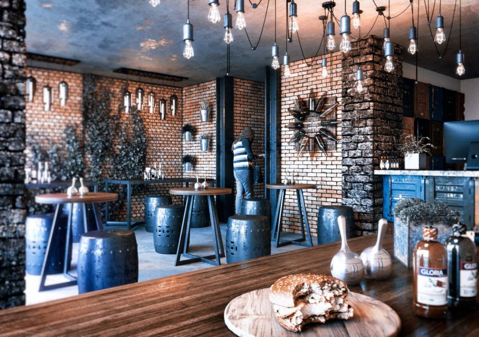 Кафе в стиле гранж