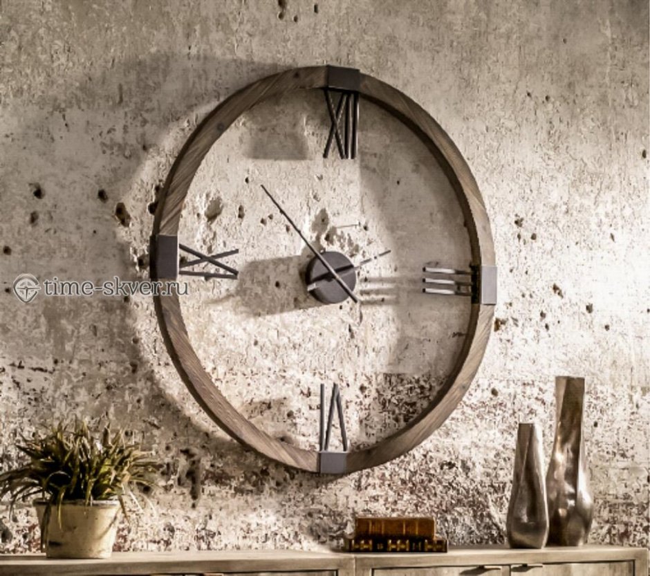 Часы из дерева настенные