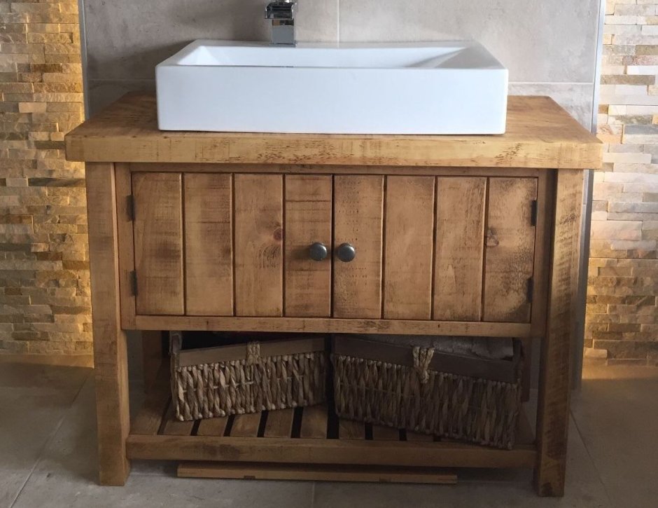 Столешница в ванную дерево