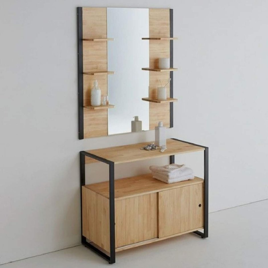 Тумба в ванную в стиле лофт