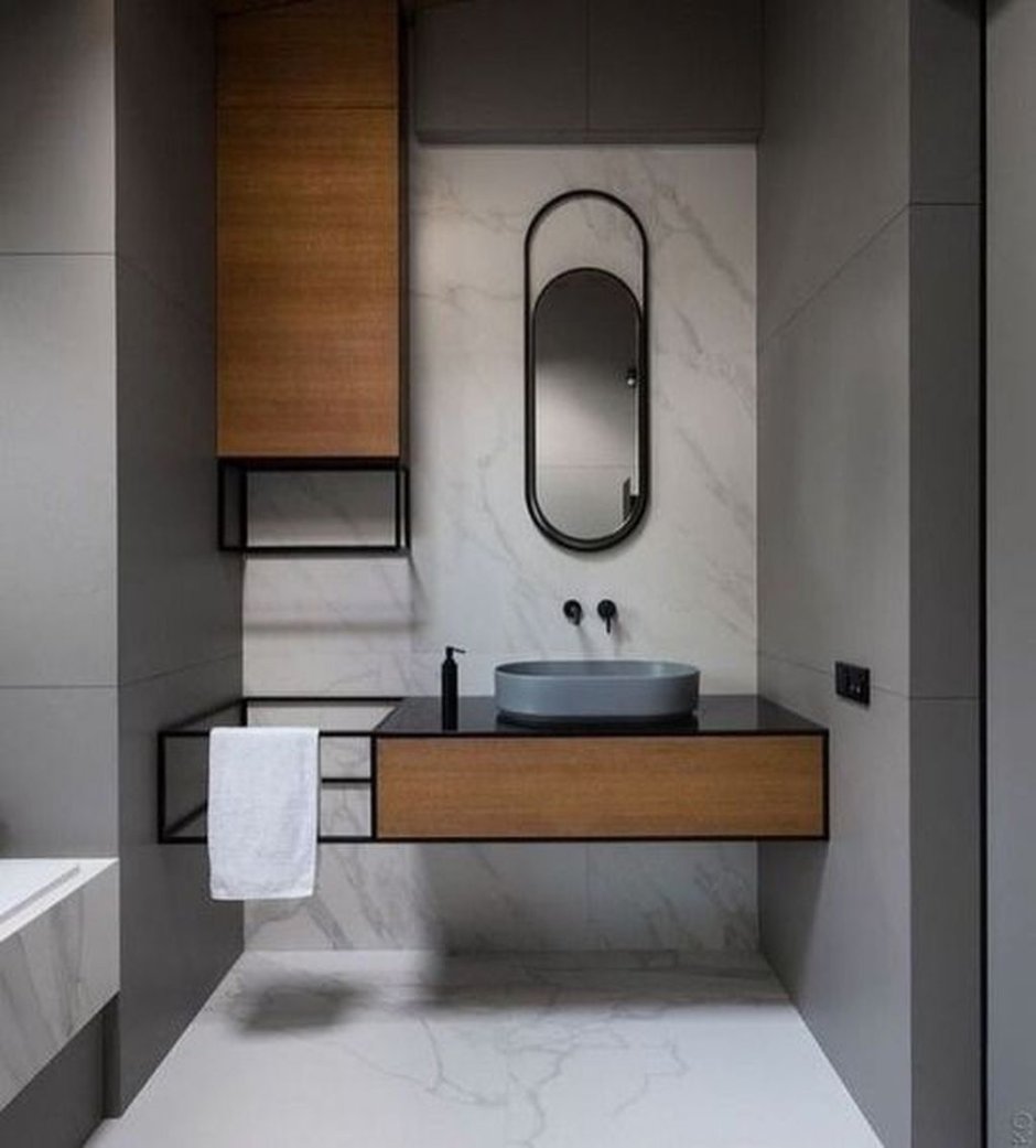 Полка в ванную под раковину