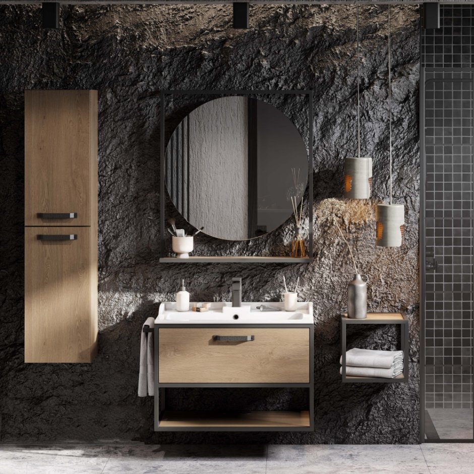 Тумба под раковину Aquaton лофт фабрик 65 1a242301ltdy0