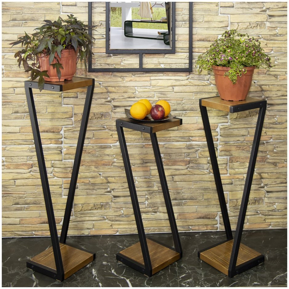 Полки для цветов напольные