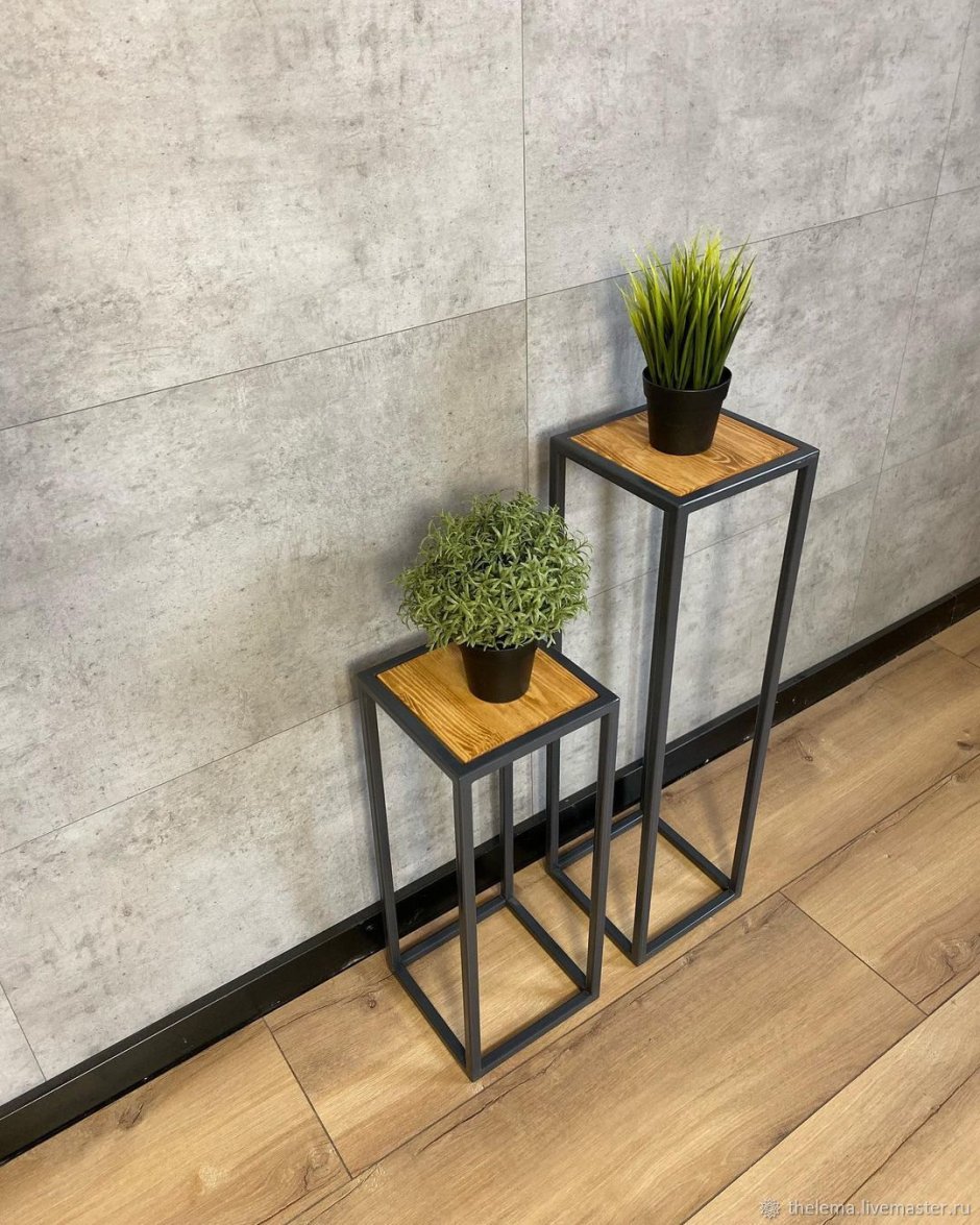 Цветочники в стиле лофт