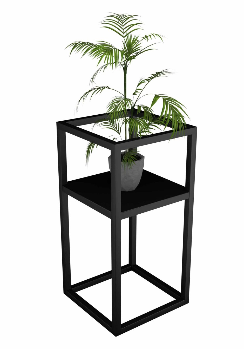 Полка для цветов из профильной трубы