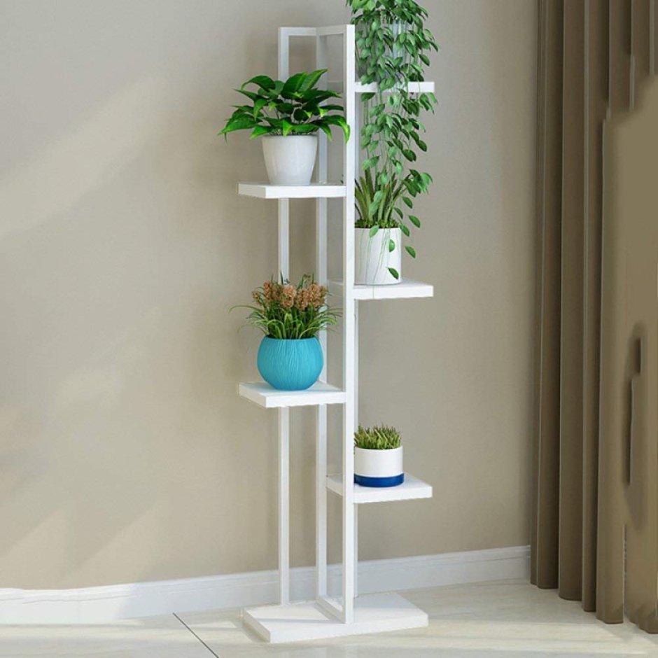 Металлическая полка для цветов