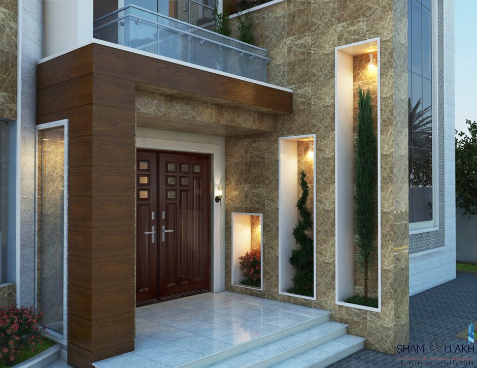 Входная группа внутри для частного дома