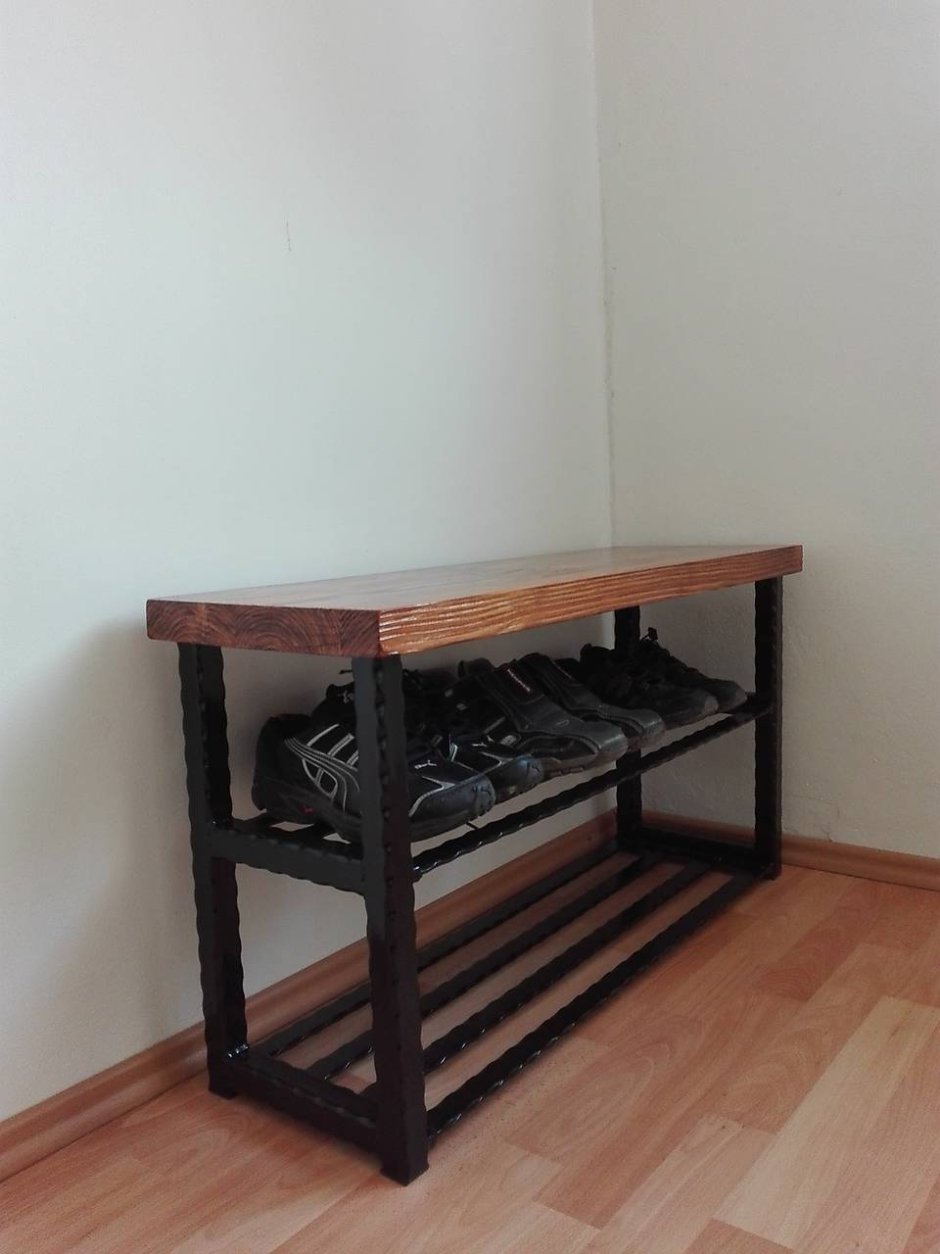 Консоль обувница Метрополитан грей