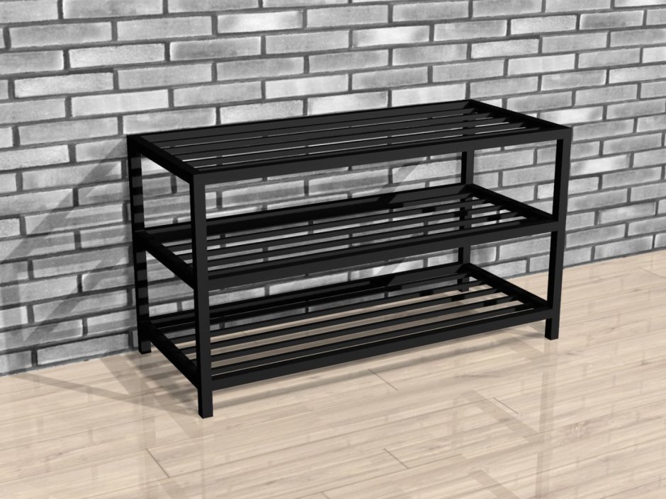 Обувница в прихожую лофт Индастриал