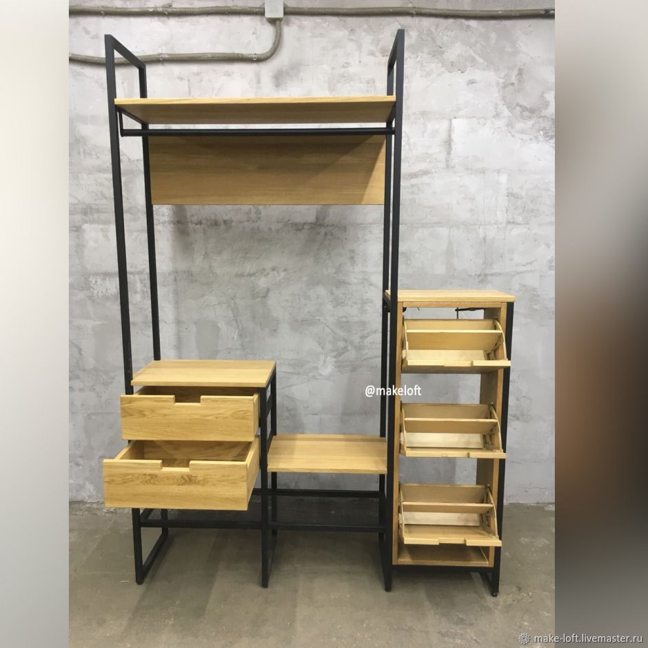 Прихожая из металла в стиле лофт