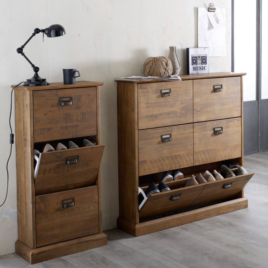 Банкетка обувница лофт