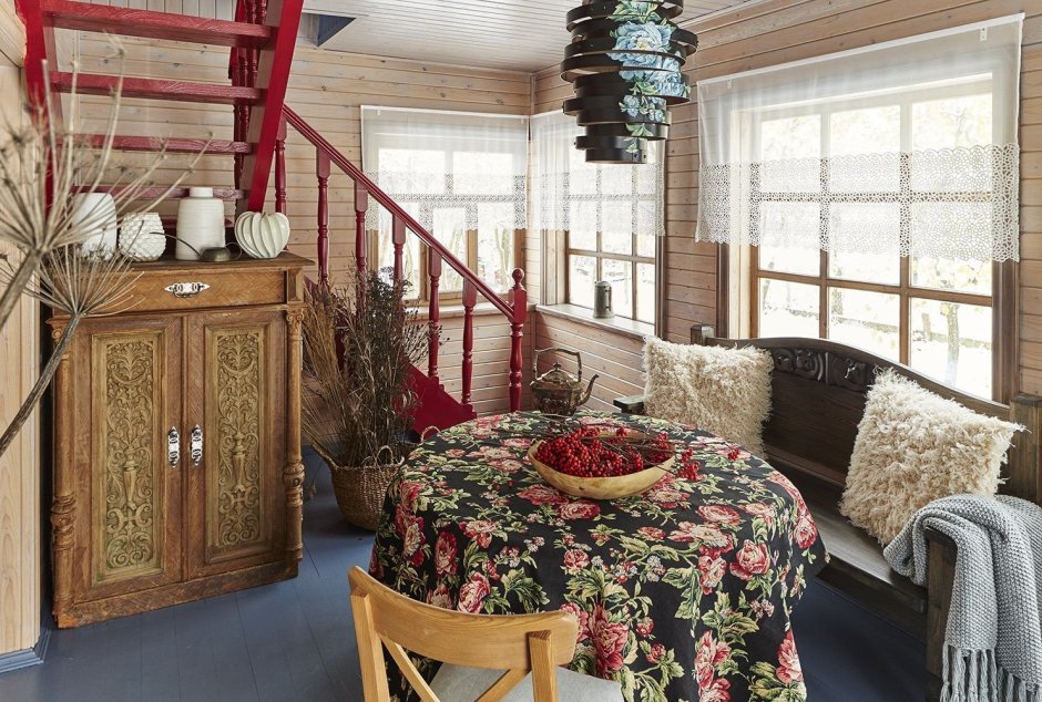 Кухни вдеревяннгм доме