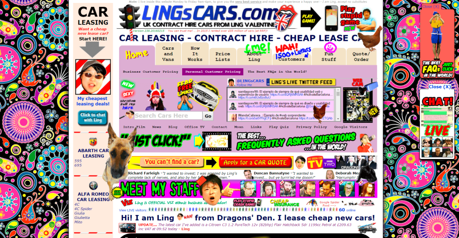 Худший дизайн сайта