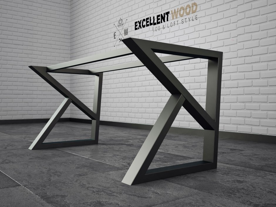 Подстолье лофт из металла 80 80