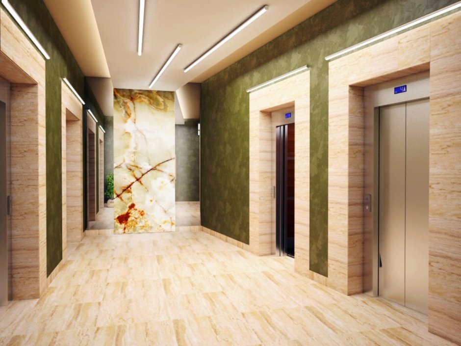 Красивая отделка подъезда