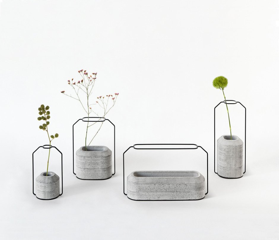 Вазы из проволоки для интерьера