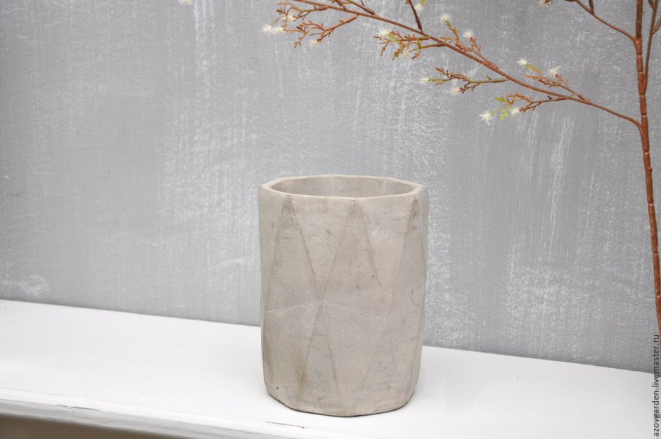 Вазы из бетона