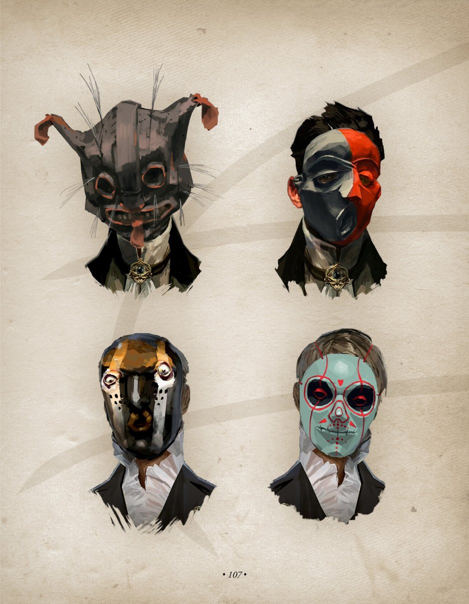 Dishonored Concept Art маска