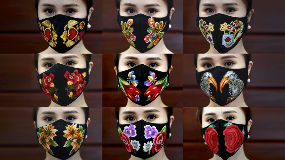 Креативные маски для лица