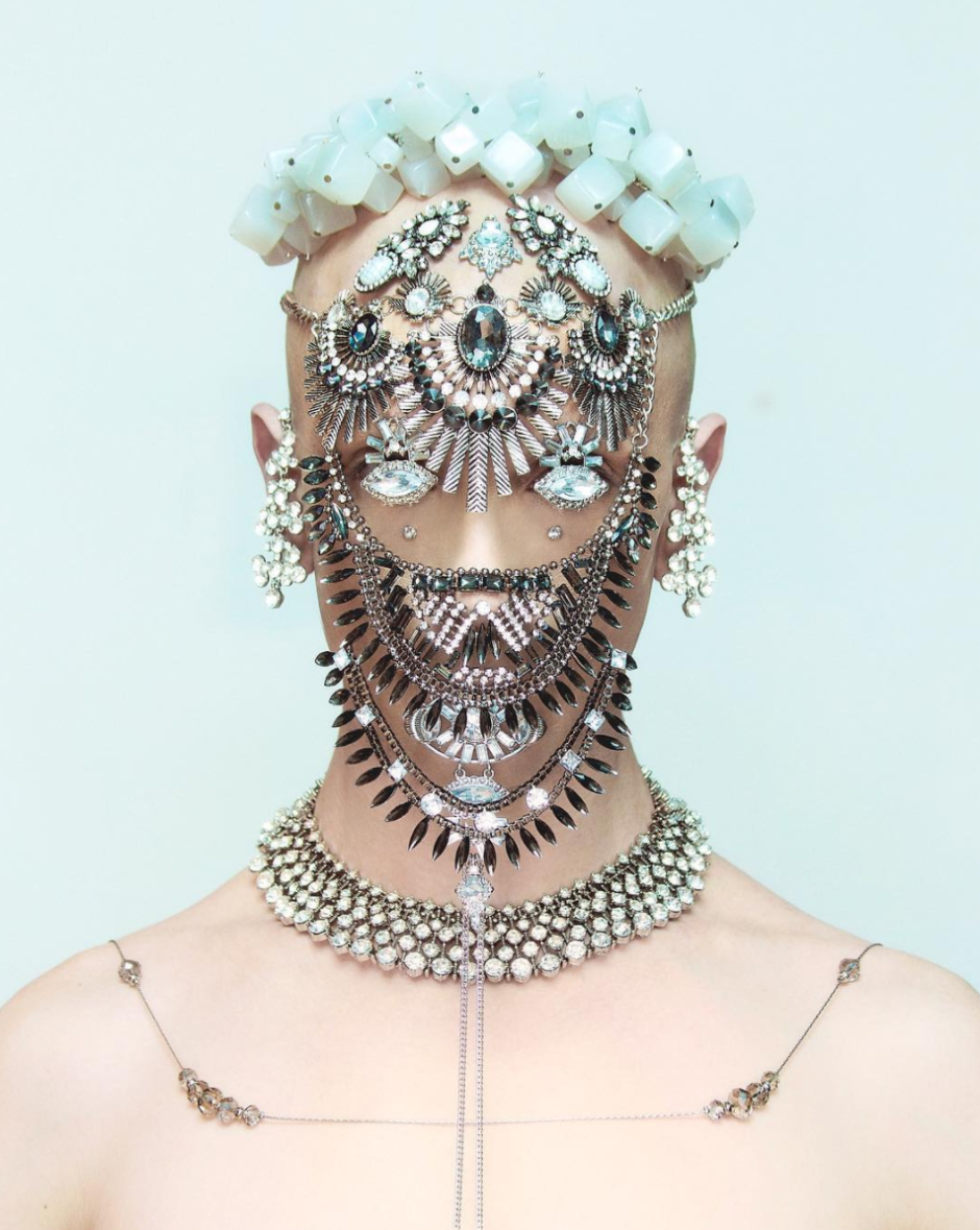 Маска дизайнерская арт