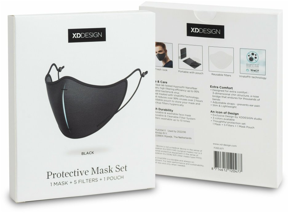Комплект защитной маски и фильтров XD Design Protective Mask Set